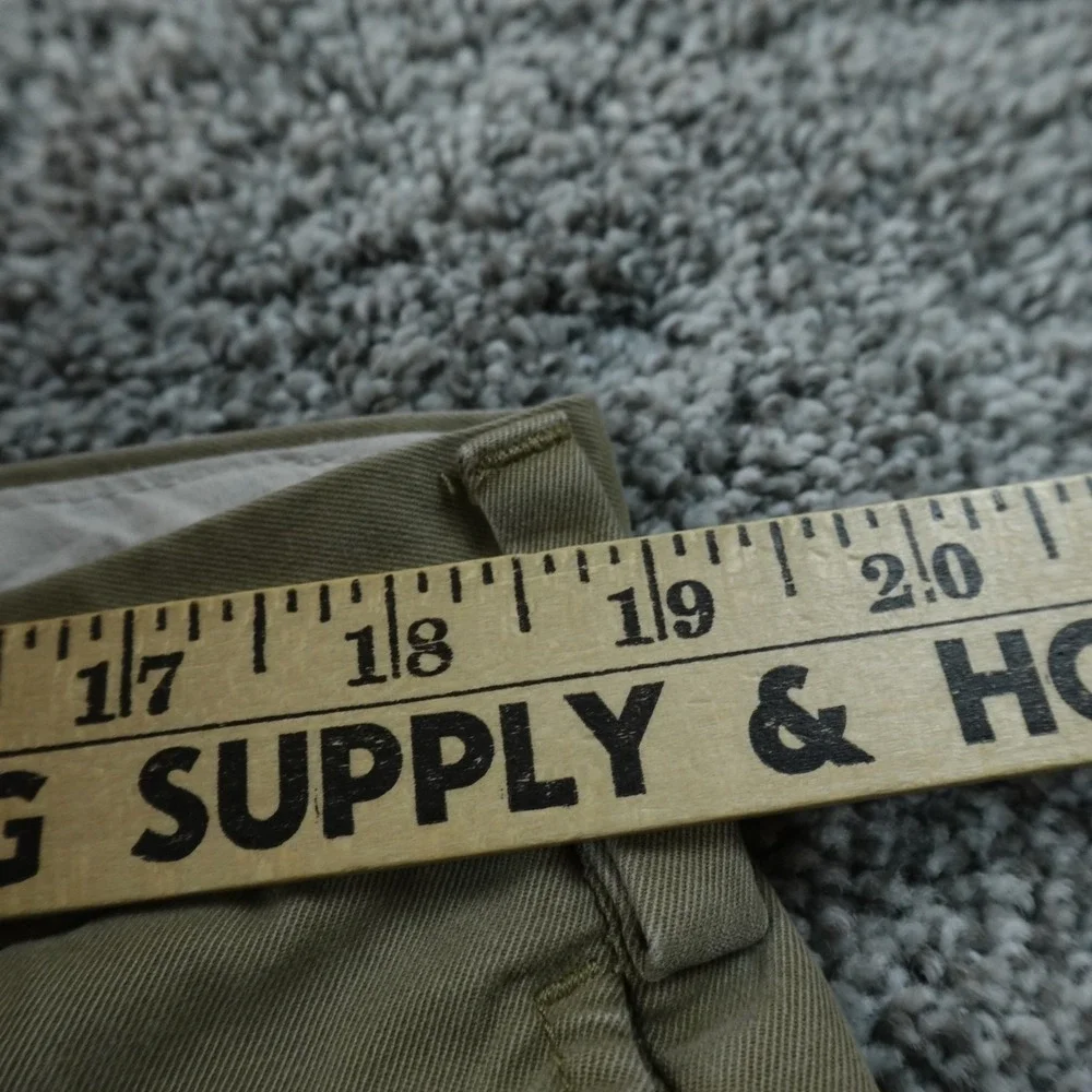 Banana Republic Pants Mens 38X30 Brown Tan Gavin Chino Trouser Flat Front Preppy